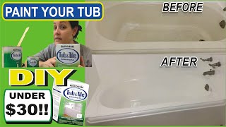 Rustoleum tub and tile refinishing kit DIY / Bathtub resurfacing / Restore / How to paint your tub