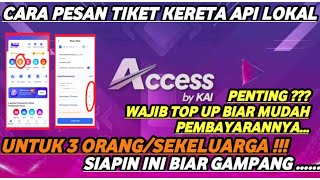 Download lagu CARA PESAN TIKET KERETA API LOKAL UNTUK 3 ORANG / SEKELUARGA DI KAI ACCESS TERBARU 2024 mp3