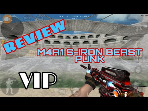 Crossfire Offline Android M4A1 S-Iron Beast Punk Review Skin Gameplay