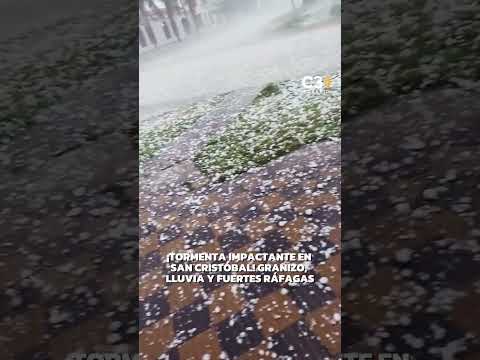 🌨️ FUERTE GRANIZADA EN SAN CRISTÓBAL: RIGE UNA ALERTA POR TORMENTAS EN EL NORTE DE SANTA FE