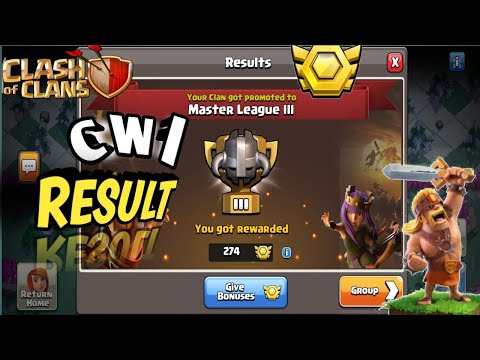 Clan war league explained||Clan war league result||Clan war league||Clan war league in telugu