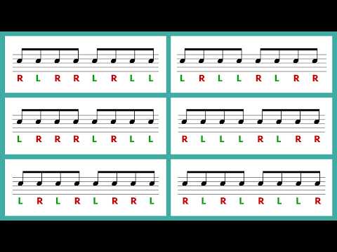Drum Warm-Up: Every Possible 8th-Note Sticking Pattern! 🥁