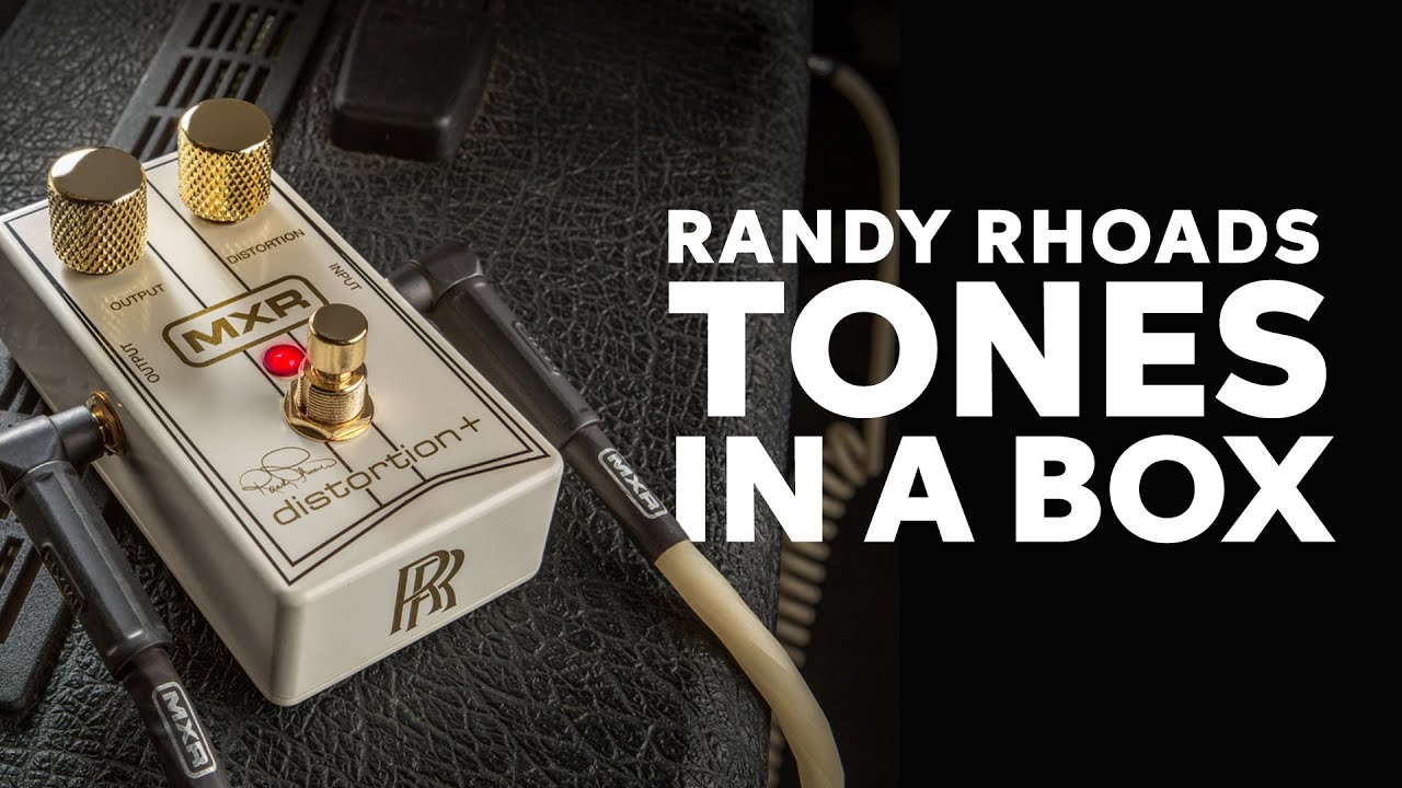 How to Sound Like Randy Rhoads on a Budget | Special-edition MXR Randy Rhoads Distortion+ Pedal - YouTube