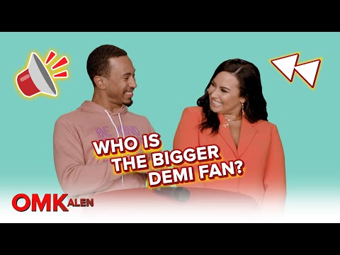 'OMKalen'。カレン＆デミ・ロヴァートが「デミ・ファンの中で一番大きいのは誰？ (‘OMKalen’: Kalen & Demi Lovato Play 'Who Is the Bigger Demi Fan?')