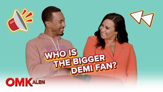 ‘OMKalen’: Kalen &amp; Demi Lovato Play &#39;Who Is the Bigger Demi Fan?&#39;