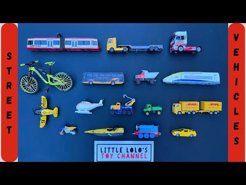 Learning Street Vehicles Names and Sounds for kids