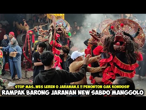BARONGAN Ngamuk❗Stop Penonton Tdk Kondusif Jaranan NEW SABDO MANGGOLO Live PuhRubuh Semen Kediri