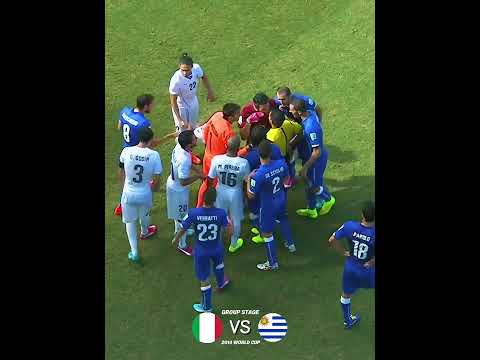 Pertandingan Brutal Italia vs Uruguay 🔥 Piala Dunia 2014