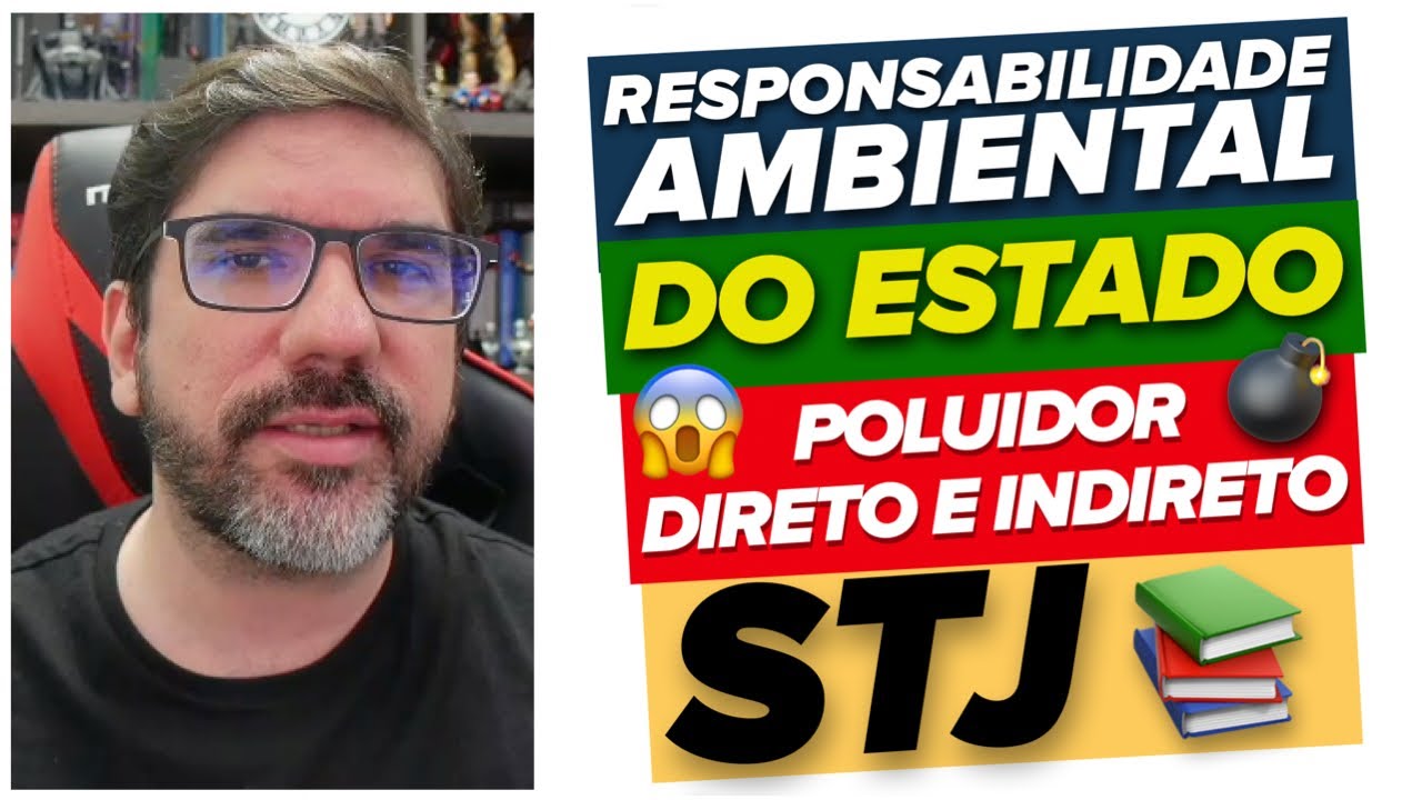 🔴😱 IMPORTANTE: ESTADO E RESPONSABILIDADE AMBIENTAL - POLUIDOR DIRETO E INDIRETO | UBIRAJARA 🔴