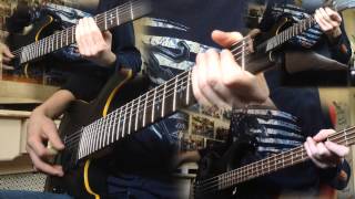 James Bond Theme - Moby ( Guitar &amp; Bass Cover + Tabs )