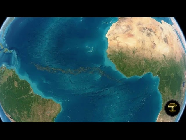 Preocupación científica por una franja marrón entre África y el Atlántico