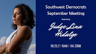 September 2021 Meeting with Judge Lina Hidalgo video