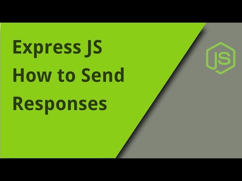 Express JS - Sending Headers, Content, Attachments and Statuses