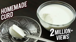 Homemade Curd Recipe - Tips & Tricks To Make Curd At Home - Basic Cooking - Ruchi