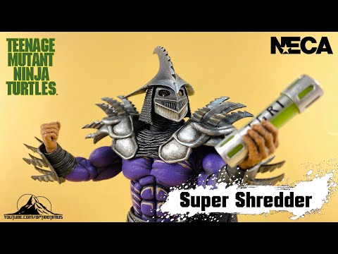NECA TOYS Teenage Mutant Ninja Turtles 2: The Secret of the Ooze SUPER SHREDDER Video Review
