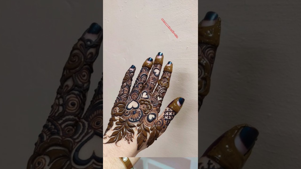 ♥️trending henadesign eid special henadesign💗🌿#beautifulmehndi #trendingshorts #trendingmehndi #hena