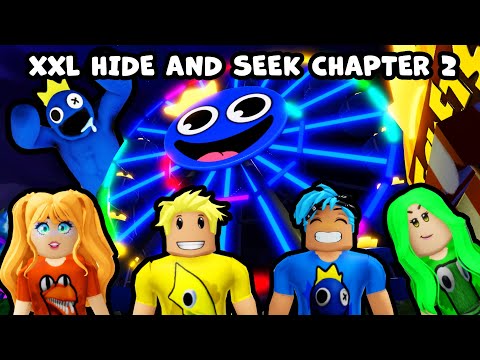 VERSTECKEN SPIELEN bei Rainbow Friends Chapter 2 mit Kaan, Dania, Lena &  Tom! Hide & Seek Challenge