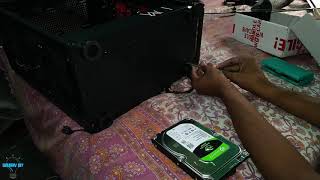 Seagate barracuda 1TB HDD from techmartunbox.in unboxing and installation