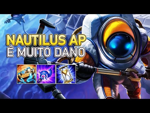 NAUTILUS MID FULL AP | NÃO TEM JEITO, ESSE CAMPEÃO É ABSURDO DE FORTE! | TOP DANO DA PARTIDA | MEC!