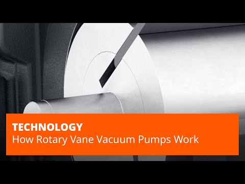 How rotary vane vacuum pumps work