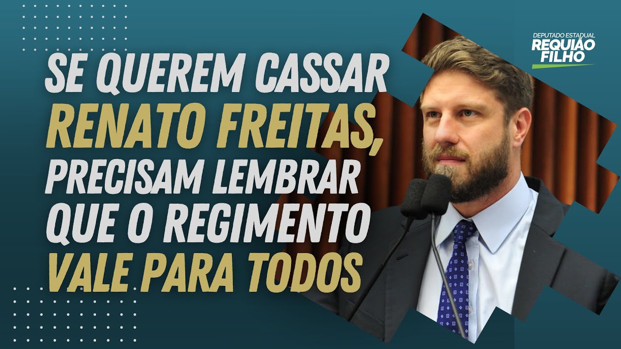 Deputado Requião Filho fala sobre ânimos exaltados e acusações contra Deputado Renato Freitas