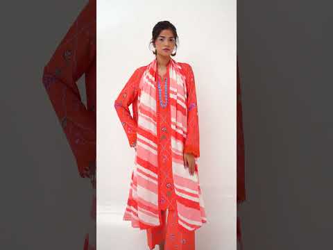 Mahay by Sana Safinaz Embroidered Linen Unstitched 3Pc Suit D-24A