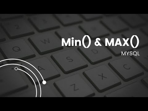 Min Function Max Function Aggregate Functions Mysql Tutorial Vision Tech