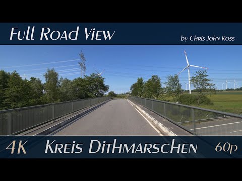 Lohe-Rickelsdorf - Norderwöhrden - Wöhrden, Kreis Dithmarschen, Schleswig-Holstein, Germany - 4K UHD