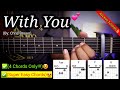 With You - Chris Brown (Easy Chords)😍 | Guitar Tutorial