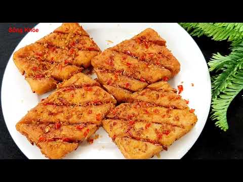 Đậu hũ chiên sả