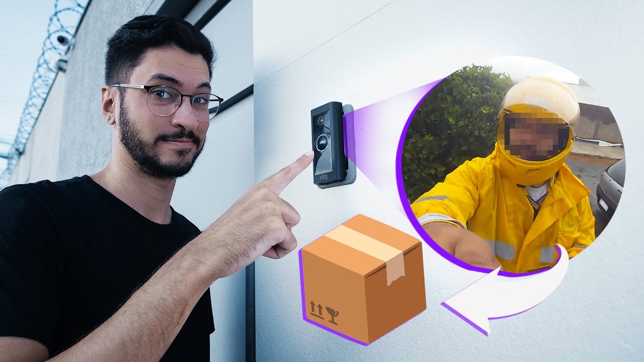 Depois que instalei esse VIDEO PORTEIRO em casa NUNCA MAIS PERDI UMA ENCOMENDA | Ring Video Doorbell