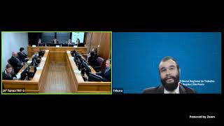 Reunião Zoom de 16ª Turma TRT-2 - Sessão presencial dia 04/12/2024 às 13:00