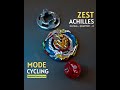 Zest Achilles Modes Cycling! Beyblade Burst BU #shorts