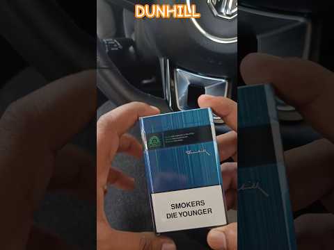 Smoking a Dunhill cigarette- Review.
