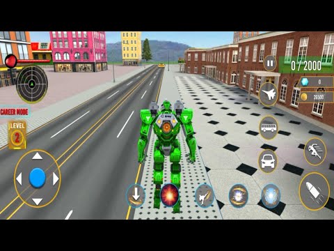 Multi Robot Transformation Wars In Jet Robot Car Games And Army Bus Robot Game - Android Game