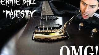 Video thumbnail for ERNIE BALL MUSIC MAN "ARTISAN NERO MAJESTY" by Jared Dines