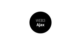 WEB3-Ajax-1.수업소개