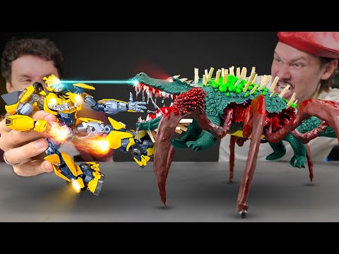 HELP! 😱 Zoochosis Monster VS Transformers - This DIY Battle Got OUT OF CONTROL! ⚡🔥