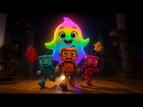 Rainbow Ghost Chase in the Museum! 👻 | Rusty’s World Adventure Song