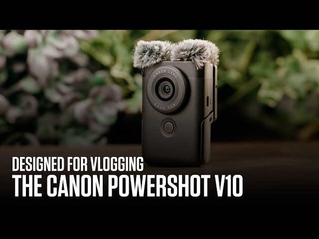 Kit di vlogging avanzato Canon POWERSHOT V10 da 20 MP WiFi Argento video