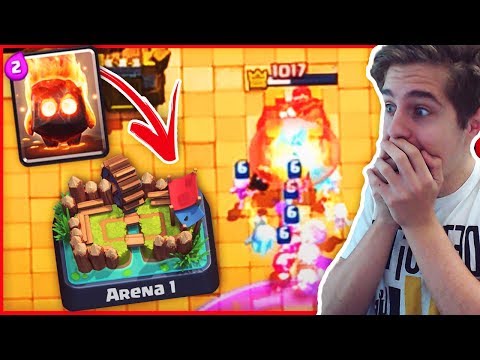 TROLL IN ARENA 1 CU FIRE SPIRITE ?! 🔥 | Clash Royale Romania