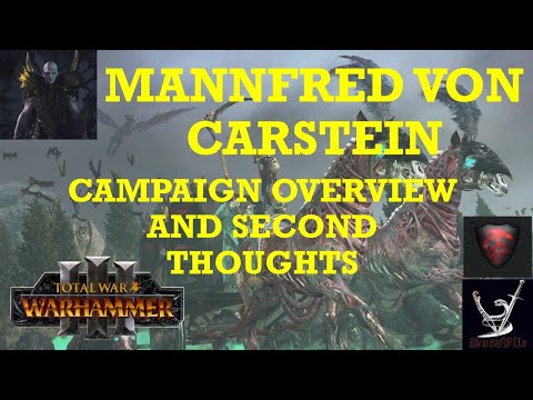 Total War: Warhammer 3 Immortal Empires Mannfred von Carstein - Vampire Counts overview, guide,