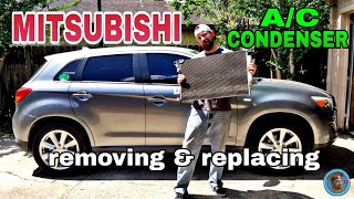 Mitsubishi a/c condenser repair