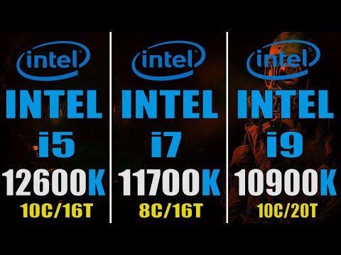 INTEL i5 12600K vs INTEL i7 11700K vs INTEL i9 10900K || PC GAMES TEST ||