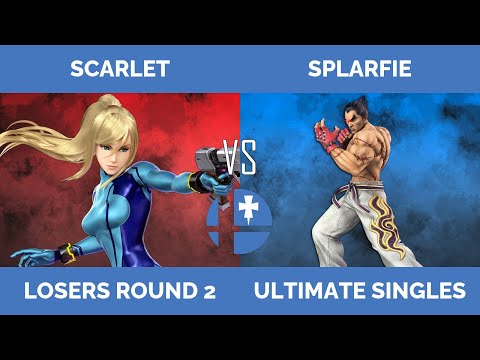 RogaSmash 193: SSBU Losers R2 - Scarlet (Zero Suit Samus, Cloud) vs Splarfie (Kazuya)