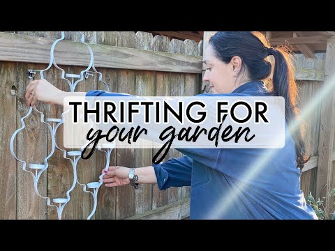 Decorate & Garden On A Budget | Thrift Shopping For Outdoor Decor