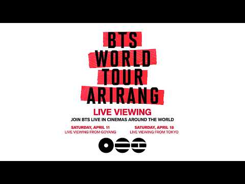 BTS WORLD TOUR 'ARIRANG' LIVE VIEWING IN GOYANG & JAPAN Main Trailer