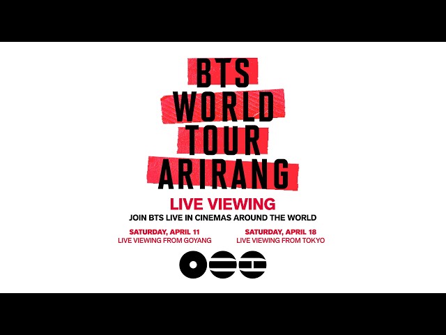 BTS WORLD TOUR 'ARIRANG' LIVE VIEWING IN GOYANG & JAPAN Main Trailer