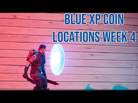 All Blue XP Coin locations Fortnite Chapter 2 Season 3 Week 4