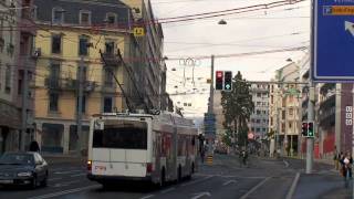 preview picture of video 'Geneva 3 - trams & trolleybuses'